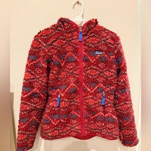 Patagonia Multicolor Fleece with Red and Blue
